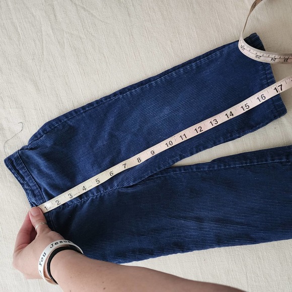 Vintage Navy Corduroy Pants 18 months - Picture 5 of 7